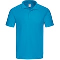 Heren Poloshirt Original Fruit of the Loom 63-050-0 azure 